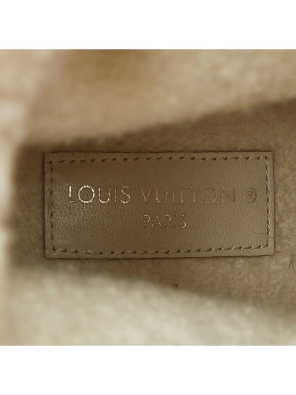 Louis Vuitton LV Bob Line Shearling Ankle Boots 37.5 Beige - Picture 9 of 10